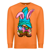Carrot Easter Wicker Basket Gnome Premium Sweatshirt - BundleAndBundleShop