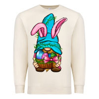 Sandshell Easter Wicker Basket Gnome Premium Sweatshirt - BundleAndBundleShop