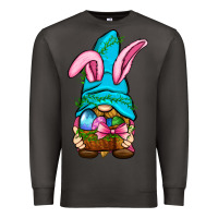 Smoke Easter Wicker Basket Gnome Premium Sweatshirt - BundleAndBundleShop