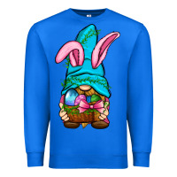 True Royal Easter Wicker Basket Gnome Premium Sweatshirt - BundleAndBundleShop