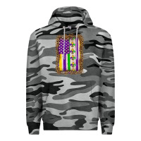 Slate Camo mardi gras usa flag leopard Premium Hoodie - OliviaCreatesArt