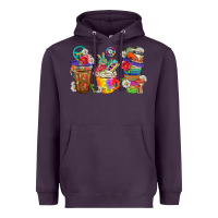 Plum hippie coffee cups bbs Heavyweight Hoodie - BundleAndBundleShop