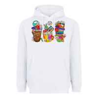 White hippie coffee cups bbs Heavyweight Hoodie - BundleAndBundleShop