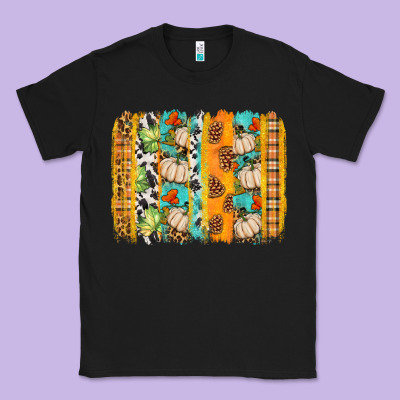 Fall Brushstroke Classic Tee Designed By Bundleandbundleshop