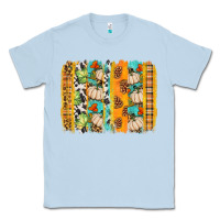 Dusty Blue fall brushstroke Classic Tee - BundleAndBundleShop