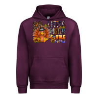 Mauve Wine little mister gobble gobble Urban Hoodie - CowhideDigitalArt