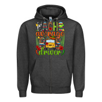 Charcoal Heather Nacho average bus driver Mexico Zipper Hoodie - HowdyJamesFarm