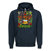 Navy Nacho average bus driver Mexico Zipper Hoodie - HowdyJamesFarm
