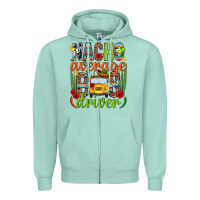 Seafoam Nacho average bus driver Mexico Zipper Hoodie - HowdyJamesFarm