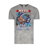 Cloud Rock reel cool pop pop american flag bass Vintage Tee - LillyAllenDesigns