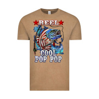 Vintage Coffee reel cool pop pop american flag bass Vintage Tee - LillyAllenDesigns