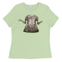 Matcha rambouillet sheep head Ladies Tee - LillyAllenDesigns