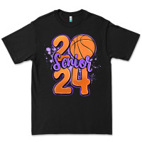Black senior 2024 basketball Premium Tee - MaliasSmallBusiness