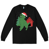 Black Christmas Dog Long Sleeve Tee - Bettercallsaul