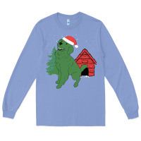 Colony Blue Christmas Dog Long Sleeve Tee - Bettercallsaul