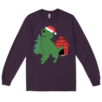 Plum Christmas Dog Long Sleeve Tee - Bettercallsaul