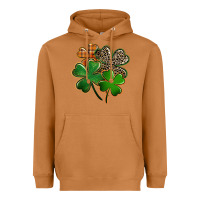 Meerkat Leopard shamrock St. Patricks Day Heavyweight Hoodie - FaDigitalArtStudio