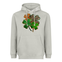 Moon Dust Leopard shamrock St. Patricks Day Heavyweight Hoodie - FaDigitalArtStudio