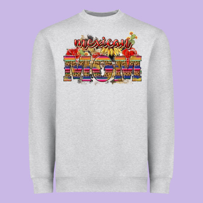 Mexican Mom Heavyweight Sweatshirt Designed By Nancycooperartshop