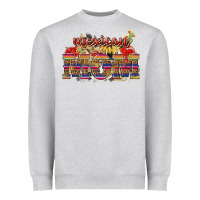 Heather Grey Mexican Mom Heavyweight Sweatshirt - NancyCooperArtShop