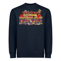 Navy Mexican Mom Heavyweight Sweatshirt - NancyCooperArtShop