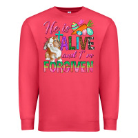 Cardinal He Is Alive And I'm Forgiven Premium Sweatshirt - BundleAndBundleShop