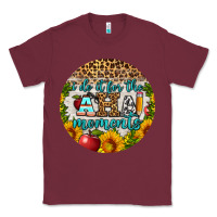 Burgundy i do it for the aha moments round earring Classic Tee - BundleAndBundleShop