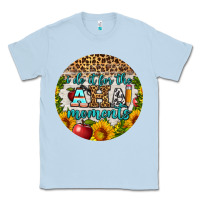 Dusty Blue i do it for the aha moments round earring Classic Tee - BundleAndBundleShop