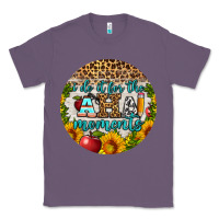 Lavender i do it for the aha moments round earring Classic Tee - BundleAndBundleShop
