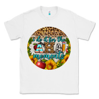 White i do it for the aha moments round earring Classic Tee - BundleAndBundleShop