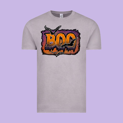 Boo Vintage Tee Designed By Jahusdesignshop