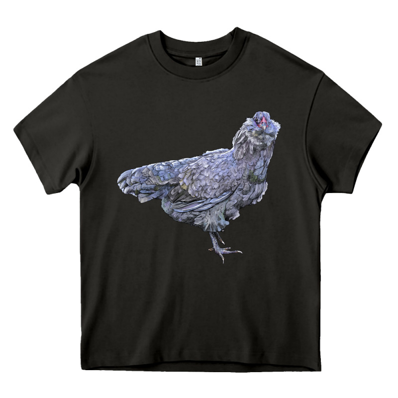 Ameraucana Chicken Heavy Core Tee by LillyAllenDesigns | Teevron