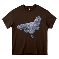 Chocolate Brown Ameraucana Chicken Heavy Core Tee - LillyAllenDesigns
