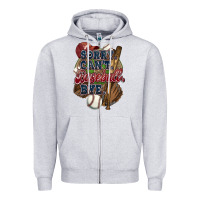Heather Grey Sorry can't Baseball bye Zipper Hoodie - HowdyJamesFarm