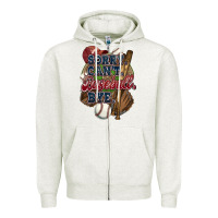 Oatmeal Heather Sorry can't Baseball bye Zipper Hoodie - HowdyJamesFarm