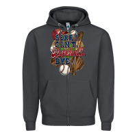 Sorry Can't Baseball Bye Zipper Hoodie | Teevron