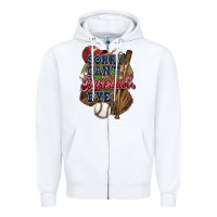 White Sorry can't Baseball bye Zipper Hoodie - HowdyJamesFarm