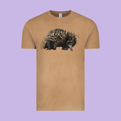 Short Beaked Echidna Vintage Tee Designed By Lillyallendesigns