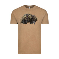 Vintage Coffee short beaked echidna Vintage Tee - LillyAllenDesigns