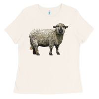Bone hampshire sheep Ladies Tee - LillyAllenDesigns