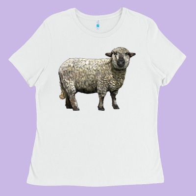 Hampshire Sheep Ladies Tee Designed By Lillyallendesigns