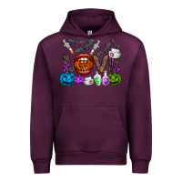 Mauve Wine love  halloween Urban Hoodie - CowhideDigitalArt