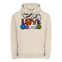 Pigment French Oak love  halloween Urban Hoodie - CowhideDigitalArt