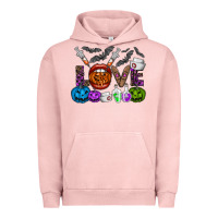 Pigment Salmon love  halloween Urban Hoodie - CowhideDigitalArt
