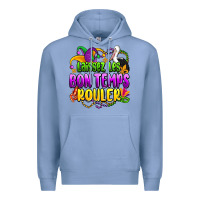 Colony Blue laissez les bon temps rouler olivia Premium Hoodie - OliviaCreatesArt