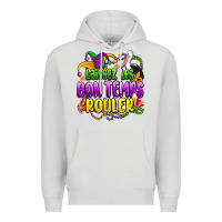 Dove Grey laissez les bon temps rouler olivia Premium Hoodie - OliviaCreatesArt
