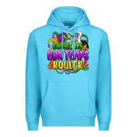Ocean Blue laissez les bon temps rouler olivia Premium Hoodie - OliviaCreatesArt