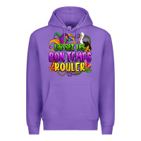Purple laissez les bon temps rouler olivia Premium Hoodie - OliviaCreatesArt