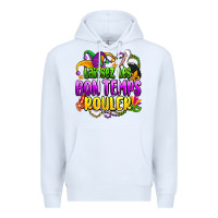 White laissez les bon temps rouler olivia Premium Hoodie - OliviaCreatesArt