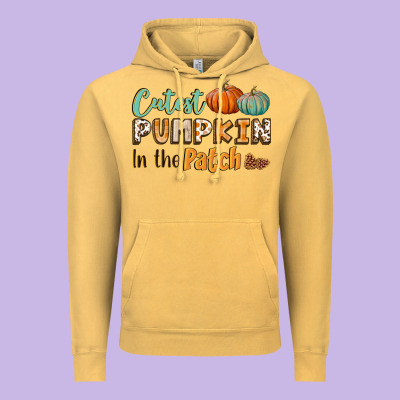 Cutest Pumpkin In The Patch Vintage Hoodie Designed By Bundleandbundleshop